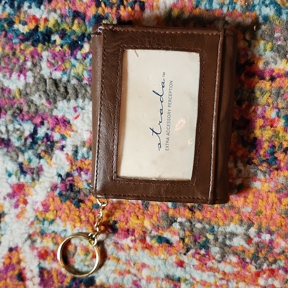 Strada faux leather small keychain  wallet - Picture 2 of 10